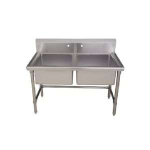 com Whitehaus Double Bowl Commercial Freestanding Laudry/Utility Sink 