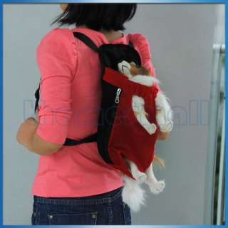 Pet Dog Carrier Backpack Front Style Bag w/ Legs Out Design Breathable 
