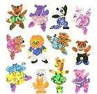 Sandylion Glittery BALLET ANIMALS *3 Squares VINTAGE