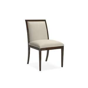    Sonoma Home Sutherland Side Chair, Leather, Ivory Furniture & Decor