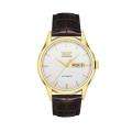 Tissot Mens Heritage Visodate Brown Leather Automatic Watch 