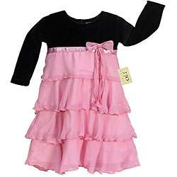 JoJo Designs Baby Girls Black and Pink Dress  