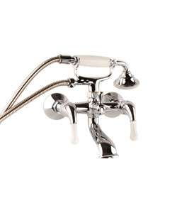 Wall Mount Bath Tub Faucet & Handheld Shower Head  