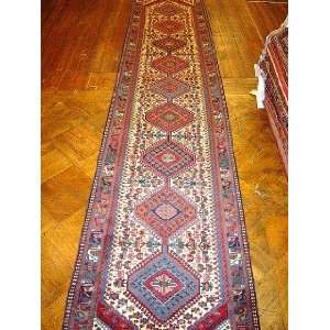  2x13 Hand Knotted Yalameh Persian Rug   28x132