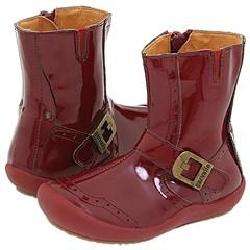 Garvalin Kids 081154 (Toddler/Youth) Red Patent Leather Boots 