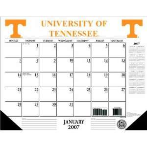 University of Tennessee Volunteers NCAA 2007 Office Desk Calendar 