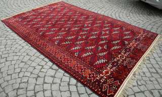   Hand Woven Rug 87 x 128 Tekke Bukhara Wool Kilim Carpet ®  