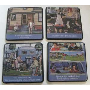  SATURDAY EV POST TRAILER COASTERS