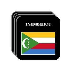  Comoros   TSEMBEHOU Set of 4 Mini Mousepad Coasters 