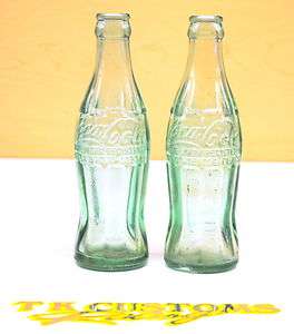 Vintage 1940s Coca Cola 6 Fl Oz Bottles Watertown South Dakota 3pcs 