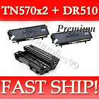 Drum DR 510 + 2 Toner TN 570 For Brother MFC 8640D