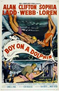 Boy on a Dolphin 11 x 17 Movie Poster Sophia Loren  