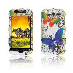 Luxmo HTC MyTouch 4G Rainbow Butterfly Rubberized Case  