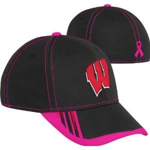  Wisconsin Badgers adidas Black Breast Cancer Awareness 
