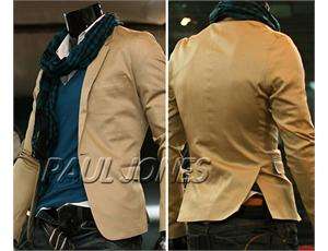 PAUL JONES Men Slim Fit top designed One button Casual jacket Coat 
