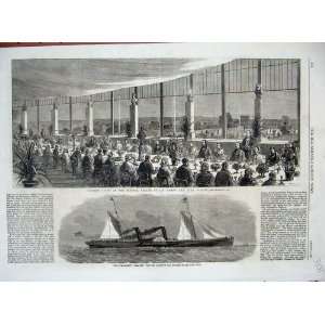  1860 Banquet Crystal Palace Paxton Giraffe Glasgow Ship 