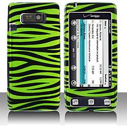   VS750 Black Green Zebra Snap on Protective Case Cover  