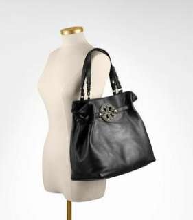 2012 NEW Auth TORY BURCH Amanda Tote Handbag Purse Black  