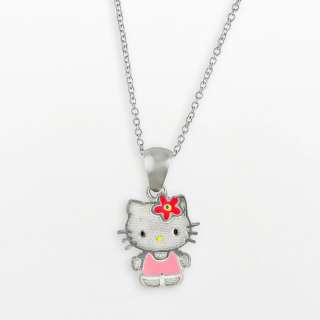NEW Hello Kitty® Sterling Silver Charm Necklace  