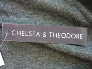 Chelsea & Theodore gray open front cardigan sz XL  