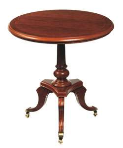 Round Traditional Side Table  