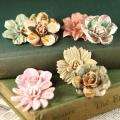 Prima Flowers Stone Firefly Mulberry Paper Flowers (Pack of 8 