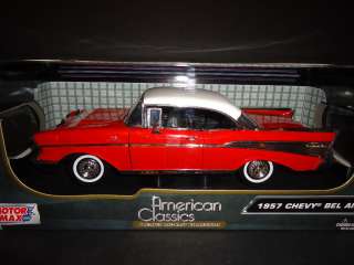 Motormax Chevrolet Bel Air 1957 Red 1/18  