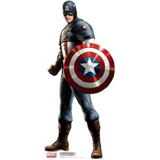  Wwii Captain America Cardboard Stand up Toys & Games