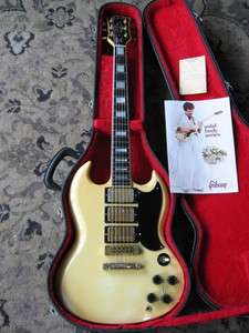 1976 Gibson SG Custom electric guitar vintage WHITE Les Paul standard 