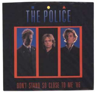 The Police A&M 45rpm Dont Stand So Close To Me  