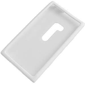    Silicone Skin Cover for Nokia Lumia 900, White Electronics