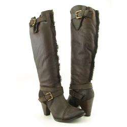 Bronx Womens Tu Dure Brown Distressed Leather Boots  