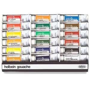  Holbein Artists Gouache Sets   Artists Set of 18 Colors 
