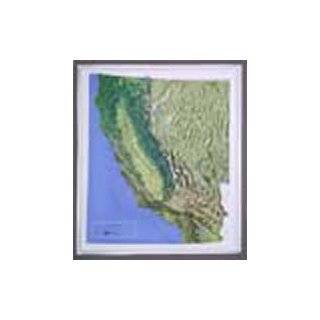   Raised Relief Map 951 California State Map (0795721107922) Books