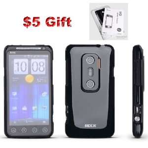 Rock HTC EVO 3D Case, Extremely Thin and Light, Never Crack + $5 gifts 