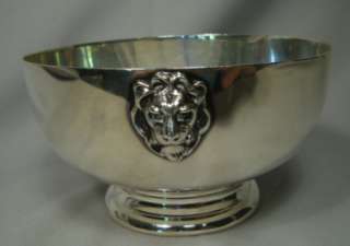 Black Starr & Frost Gorham Sterling Silver Early Colonial Pattern Lion 
