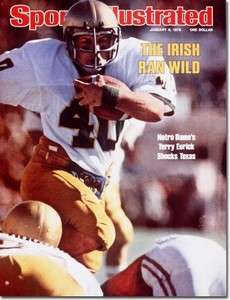 January 9, 1978 Terry Eurick Notre Dame Sports Illustrated  