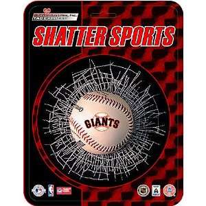  San Francisco Giants MLB Shatter Ball Window Decal by Rico 
