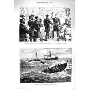  1880 EDINBURGH COMMANDER SHIP CONSTELLATION ATALANTA