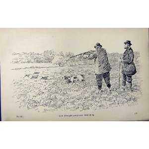  1889 Art Shooting Charles Lancaster Hunting Birds Sport 