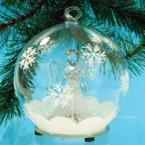  Christmas Tree Lighted Holiday Angel Ornament LED Color 