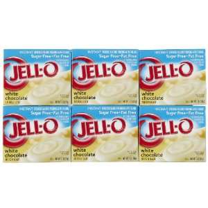 Jell O White Chocolate, Sugar Free Instant Pudding & Pie Filling, 1 oz 
