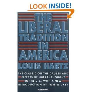  The Liberal Tradition in America (9780156512695) Louis 