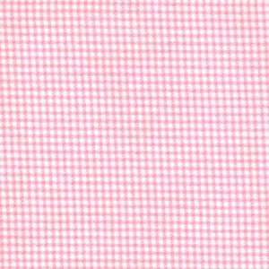 Pink Gingham 100% Cotton Flannel Baby Fabric By the Yard Made in USA