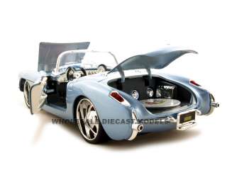   diecast car model of 1957 chevrolet corvette convertible die cast car