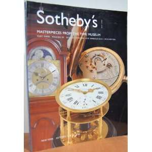   Watches And Horological Curiosities, October 14, 15, 2004 Sothebys