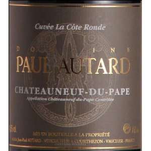  2009 Paul Autard Chateauneuf du Pape Cuvee La Cote Ronde 