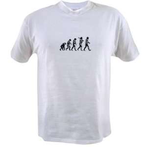  Evolution of Man White T shirt 