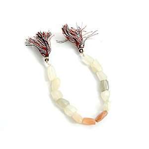  Faceted Multi Moon Stone nuggets gemstone strand 8 Patio 