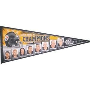   Steelers Players Super Bowl Champions Pennant